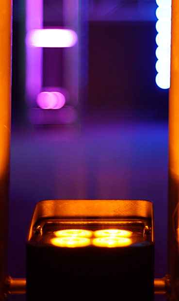 Battery LED Uplights